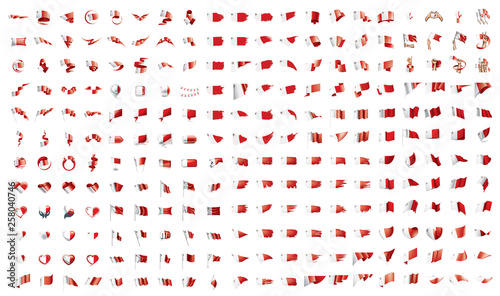 very big collection of vector flags of the Malta