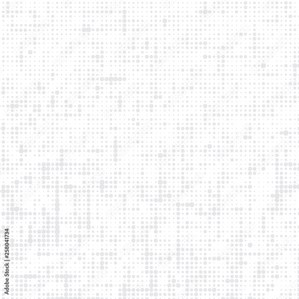 Background of a grey dots  on a white 