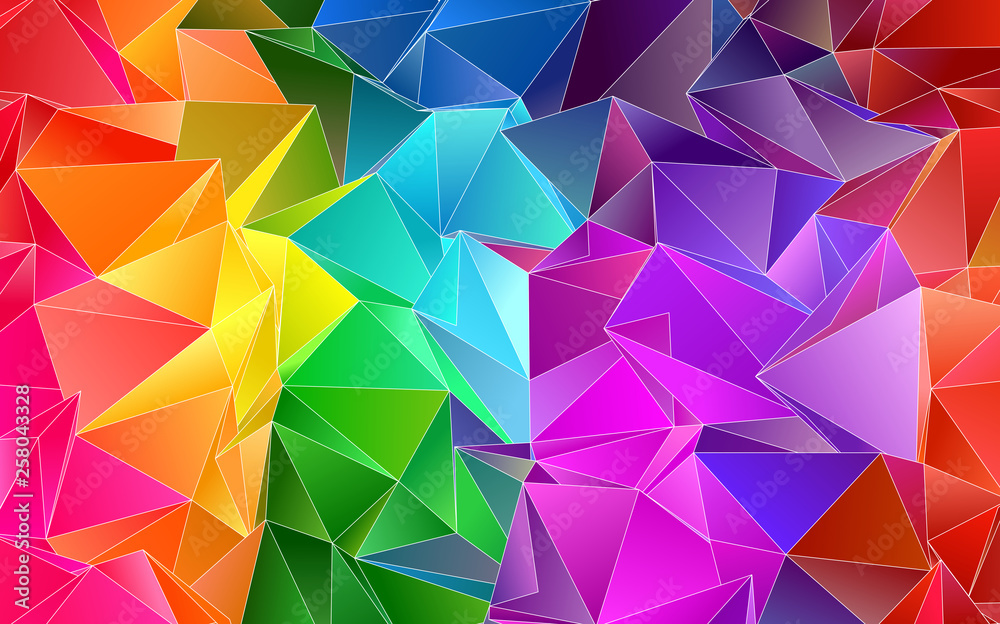 Abstract Low-Poly triangular modern background Abstract Low-Poly triangular modern background