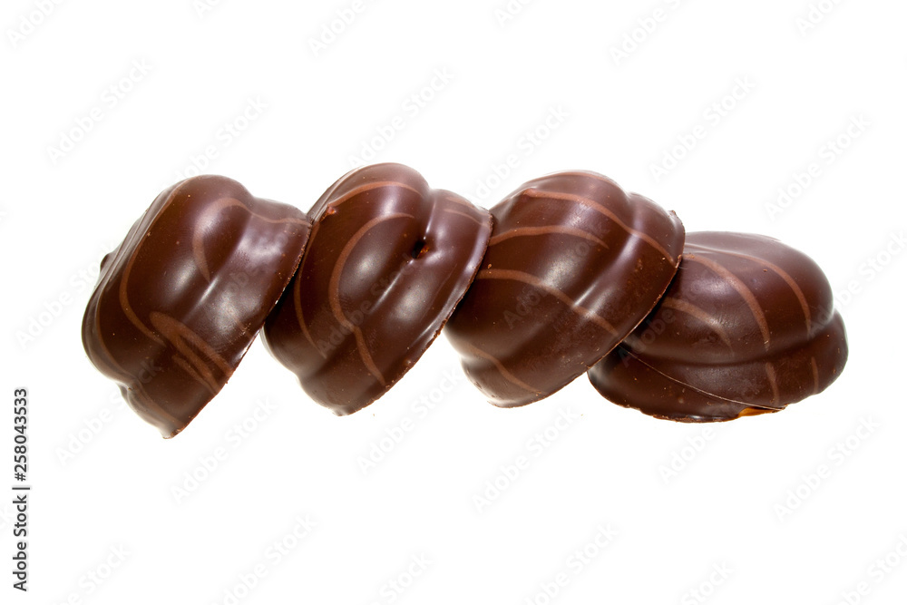 Obraz premium cookie isolated on white background