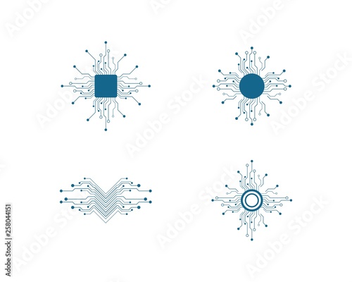 circuit technology vector