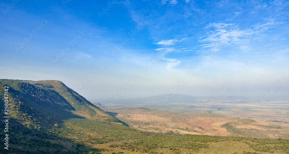 View of savanna in Kenya