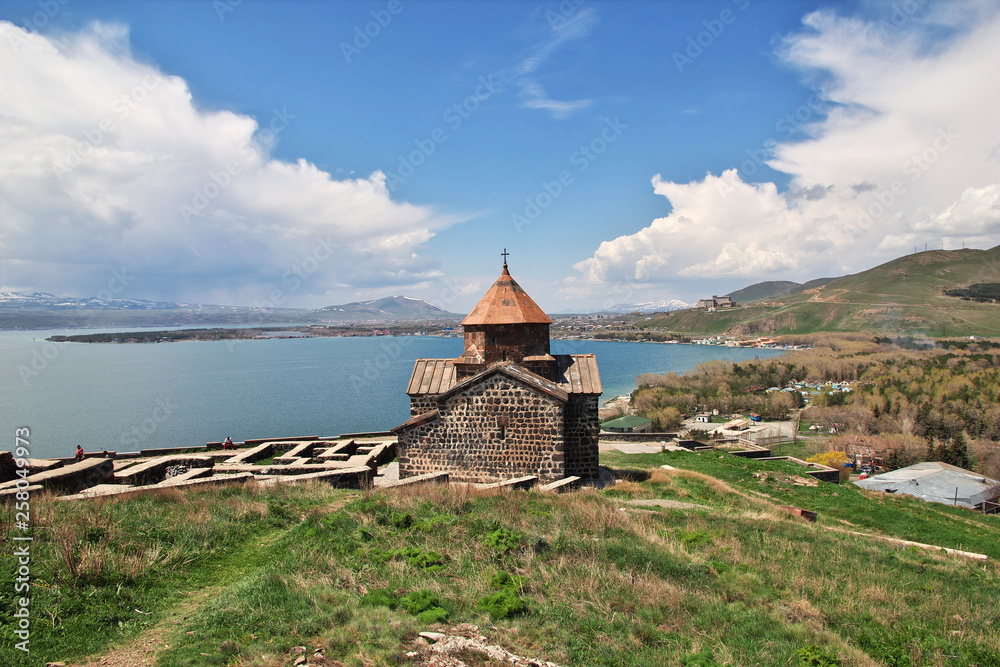 sevan lake Sevanavank monastery, Armenia, Caucasus sevan lake Sevanavank monastery, Armenia, Caucasus