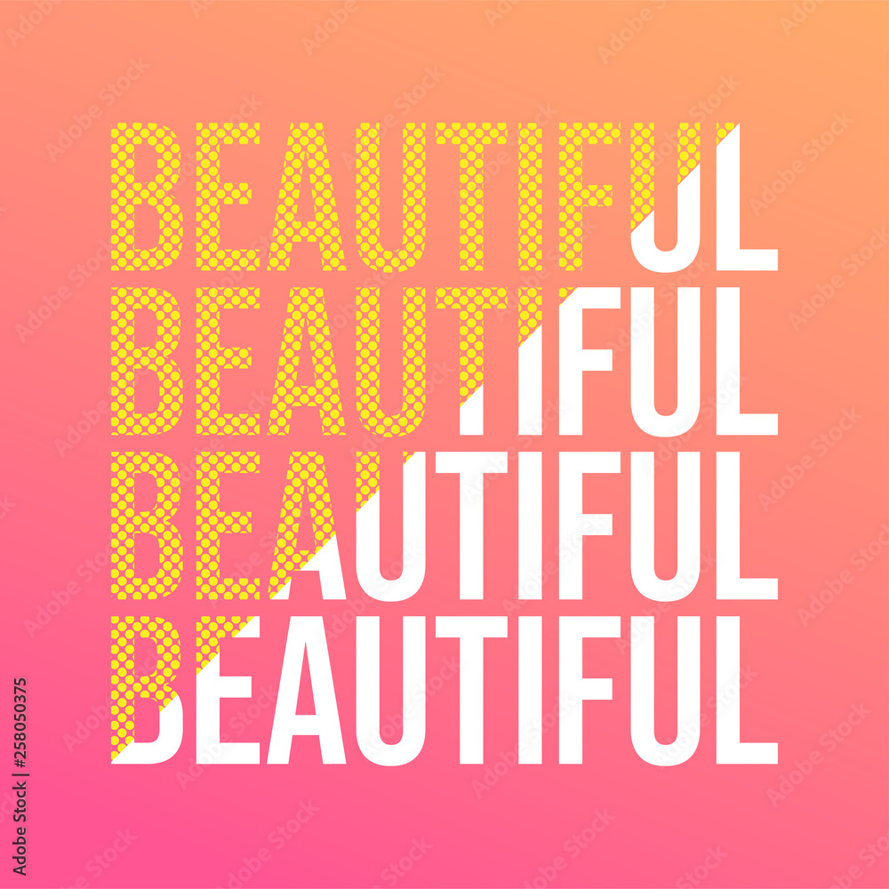 Fototapeta premium beautiful. Love quote with modern background vector