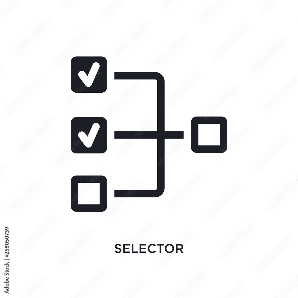 selector isolated icon. simple element illustration from technology concept icons. selector editable logo sign symbol design on white background. can be use for web and mobile selector isolated icon. simple element illustration from technology concept icons. selector editable logo sign symbol design on white background. can be use for web and mobile