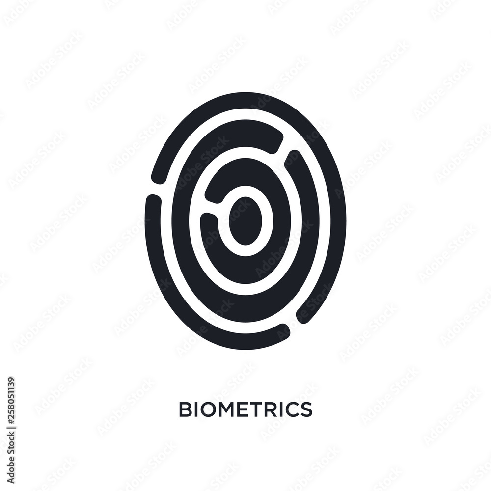 biometrics isolated icon. simple element illustration from artificial intellegence concept icons. biometrics editable logo sign symbol design on white background. can be use for web and mobile biometrics isolated icon. simple element illustration from artificial intellegence concept icons. biometrics editable logo sign symbol design on white background. can be use for web and mobile