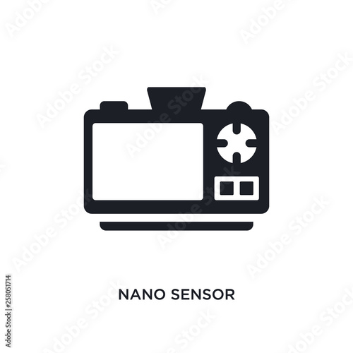 nano sensor isolated icon. simple element illustration from artificial intellegence concept icons. nano sensor editable logo sign symbol design on white background. can be use for web and mobile