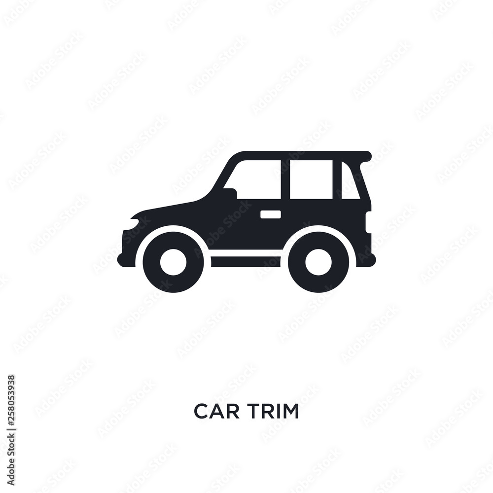 car trim isolated icon. simple element illustration from car parts