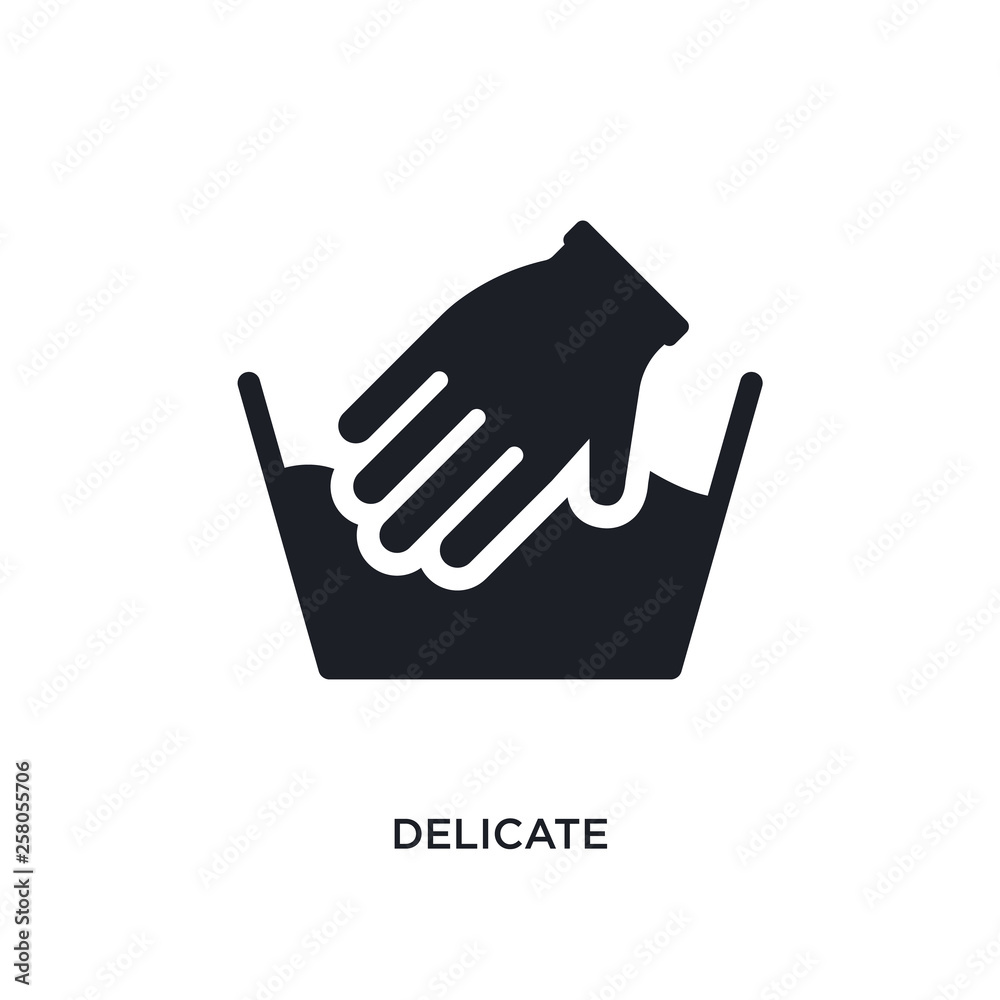delicate isolated icon. simple element illustration from cleaning concept icons. delicate editable logo sign symbol design on white background. can be use for web and mobile delicate isolated icon. simple element illustration from cleaning concept icons. delicate editable logo sign symbol design on white background. can be use for web and mobile