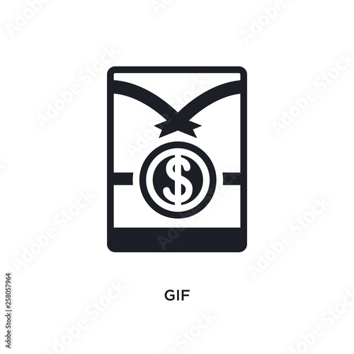 gif isolated icon. simple element illustration from crowdfunding concept icons. gif editable logo sign symbol design on white background. can be use for web and mobile