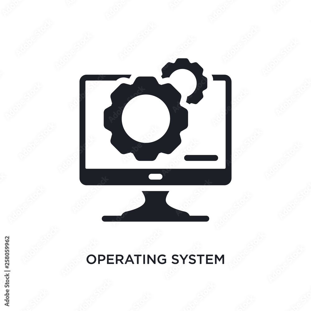 operating system isolated icon. simple element illustration from ...