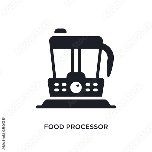 food processor isolated icon. simple element illustration from electronic devices concept icons. food processor editable logo sign symbol design on white background. can be use for web and mobile