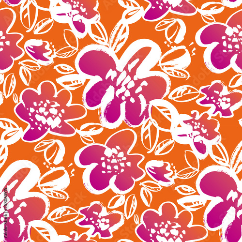 Abstract bright summer flow...
