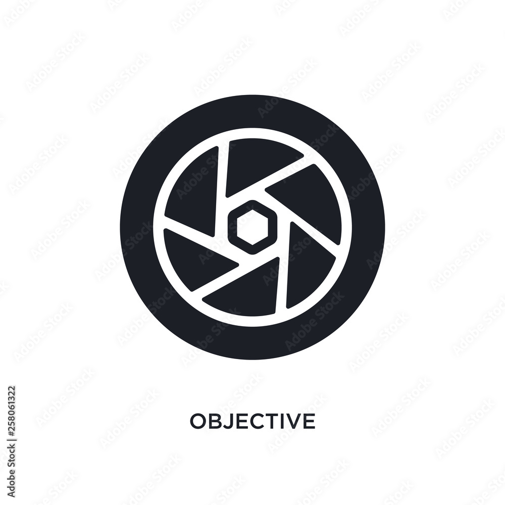 objective isolated icon. simple element illustration from electronic stuff fill concept icons. objective editable logo sign symbol design on white background. can be use for web and mobile objective isolated icon. simple element illustration from electronic stuff fill concept icons. objective editable logo sign symbol design on white background. can be use for web and mobile