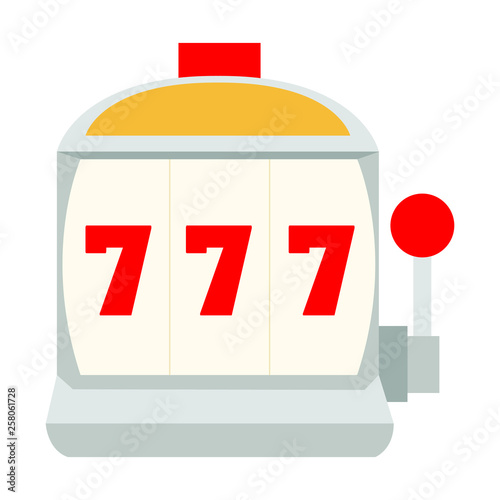 Slot machine emoji vector
