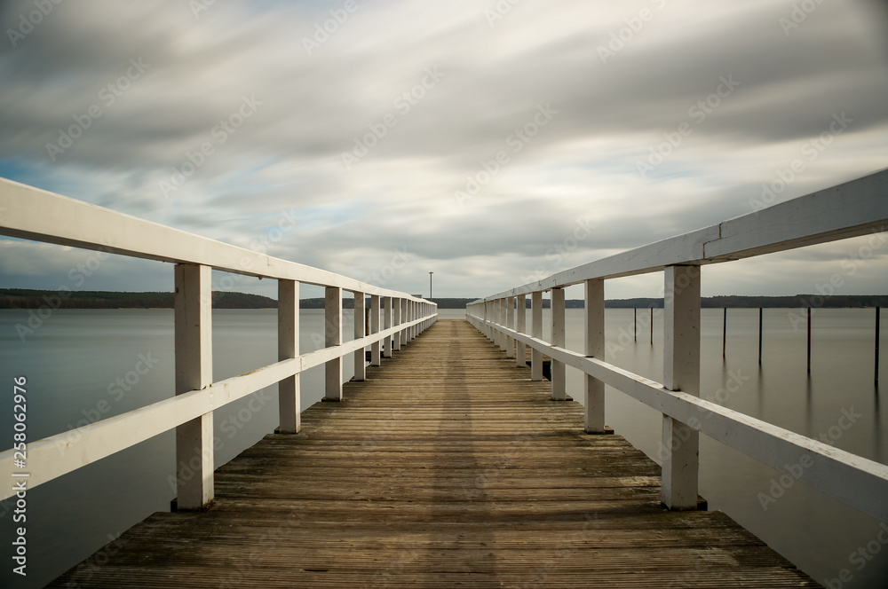 old wooden pier