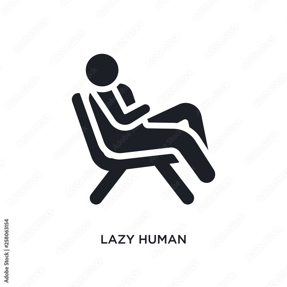 lazy human isolated icon. simple element illustration from feelings concept icons. lazy human editable logo sign symbol design on white background. can be use for web and mobile lazy human isolated icon. simple element illustration from feelings concept icons. lazy human editable logo sign symbol design on white background. can be use for web and mobile