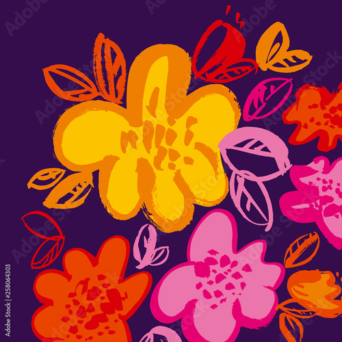 Abstract vivid grange summe...
