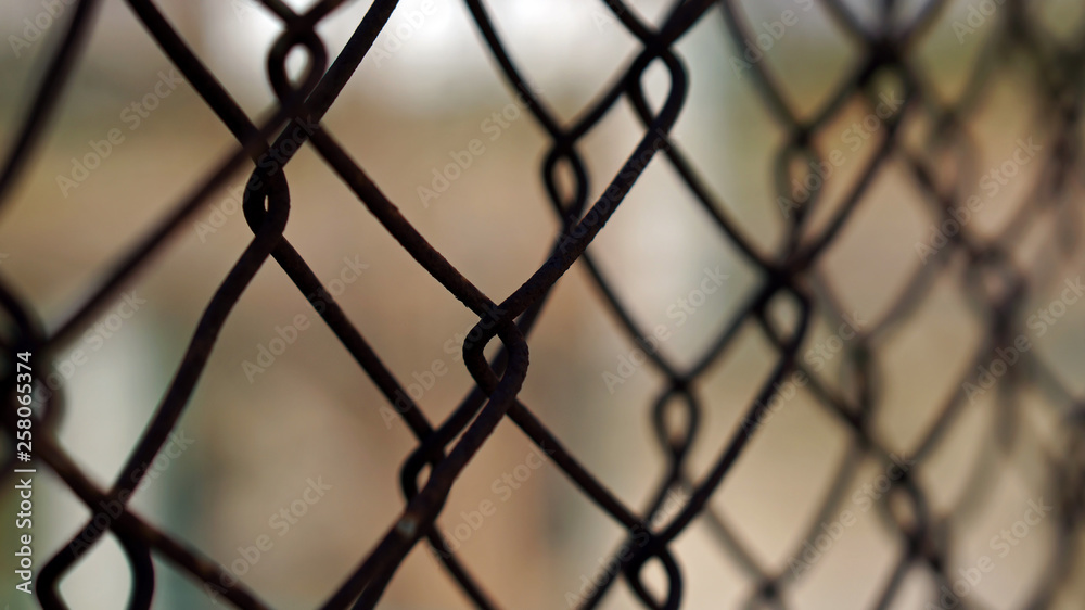 Fototapeta premium Overcoming obstacles is dangerous.