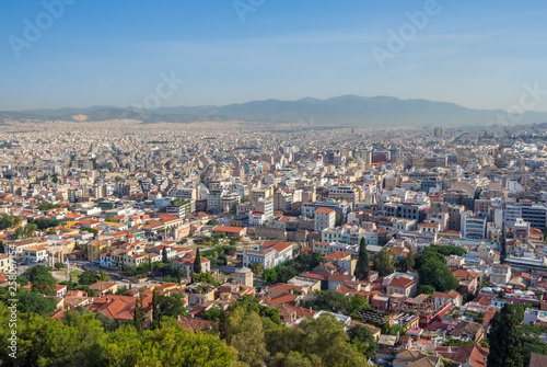 Fototapeta Naklejka Na Ścianę i Meble -  Athens city view from Acropole