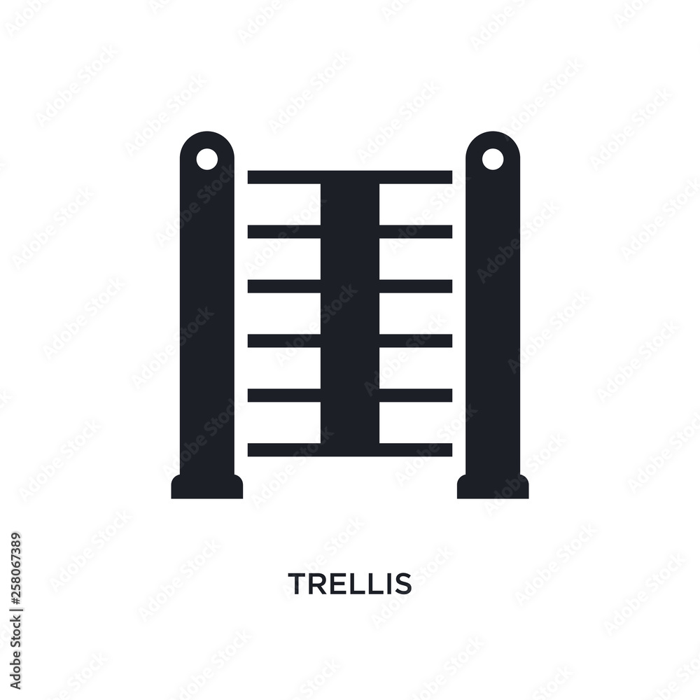 trellis isolated icon. simple element illustration from gym equipment concept icons. trellis editable logo sign symbol design on white background. can be use for web and mobile trellis isolated icon. simple element illustration from gym equipment concept icons. trellis editable logo sign symbol design on white background. can be use for web and mobile