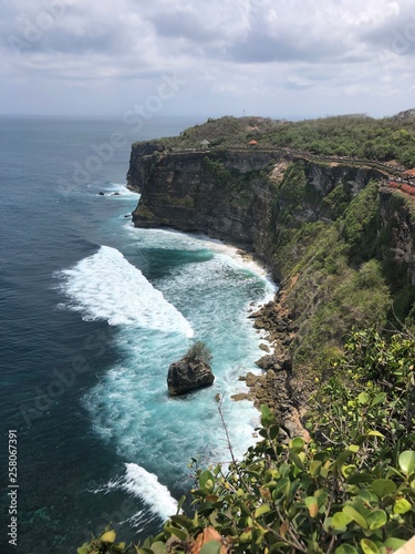 beautiful cliff in Bali