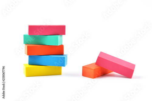 Free Download Multi colored erasers - GFXLoad