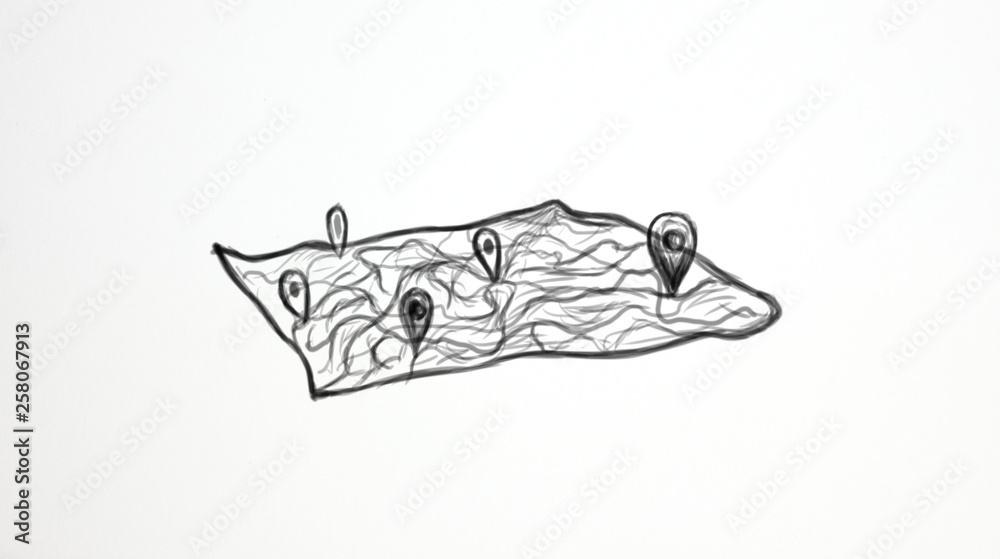 location icon and map location icon and map