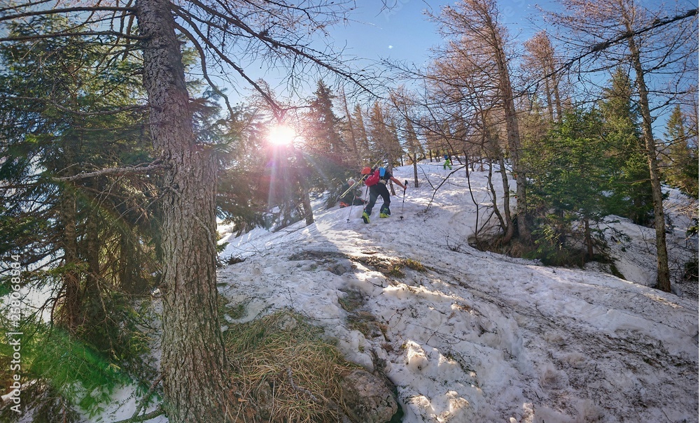 Schneeberg Fadensteig Skitour