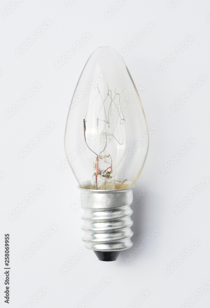Light bulb on white background Light bulb on white background