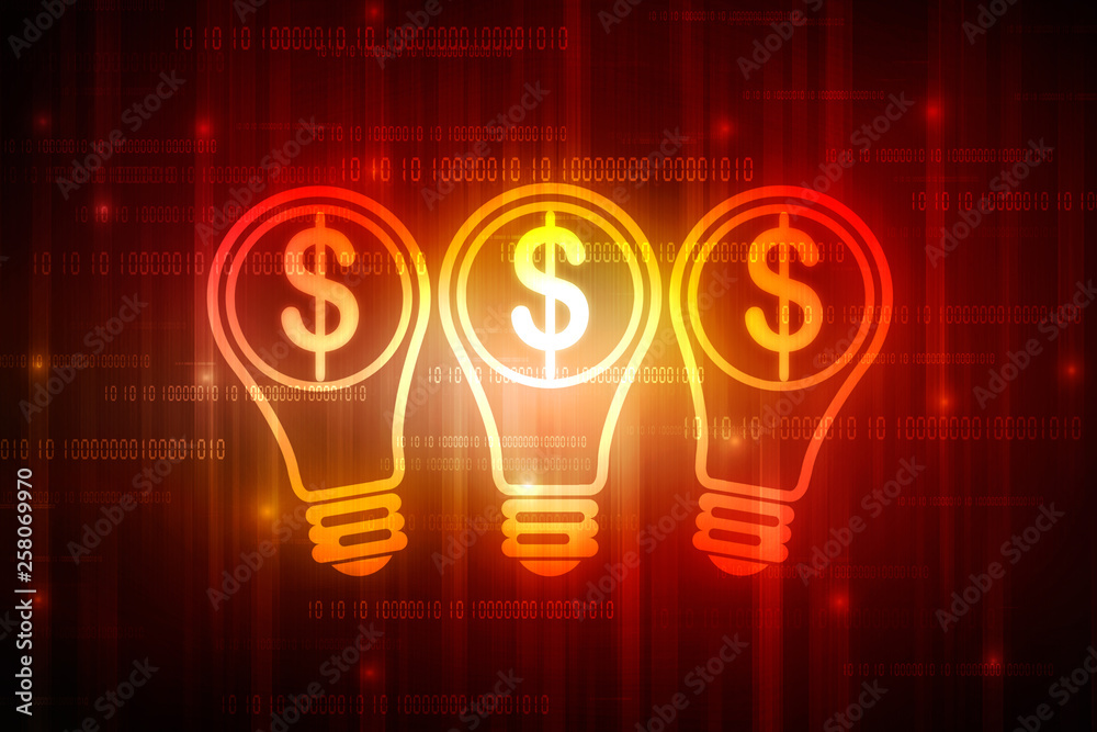 2d rendering Dollar symbol 2d rendering Dollar symbol