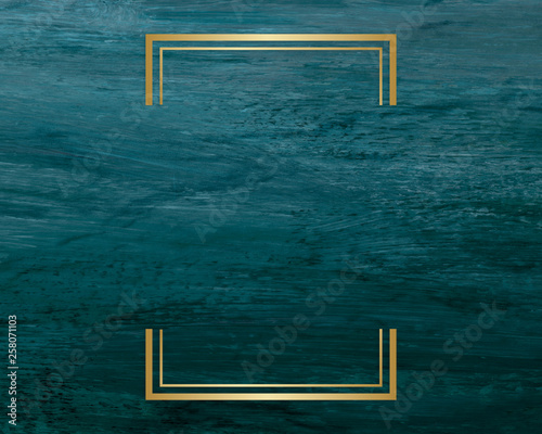 Wavy ocean textured frame