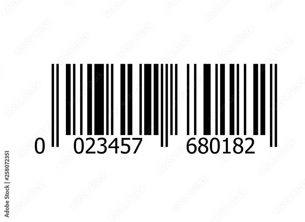 Barcode vector graphic illustration