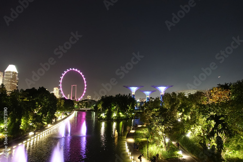 Singapore, Gardens by the Bay, HDR image