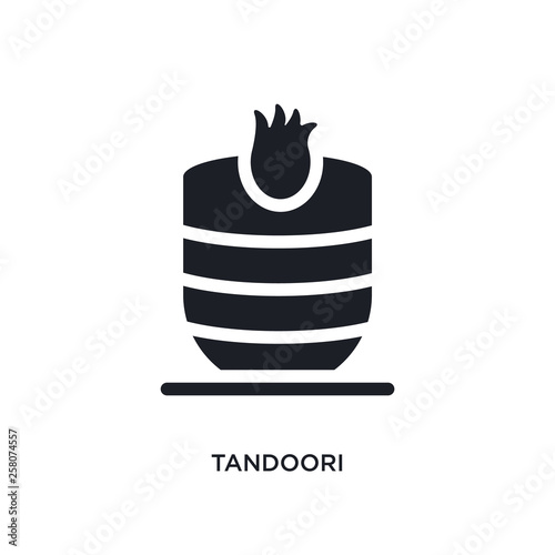 tandoori isolated icon. simple element illustration from india concept icons. tandoori editable logo sign symbol design on white background. can be use for web and mobile