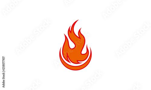 hot fire vector