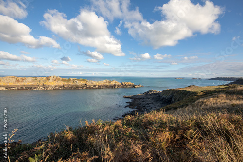 Pointe du Grouin in Cancale. Emerald Coast, Brittany, France ,