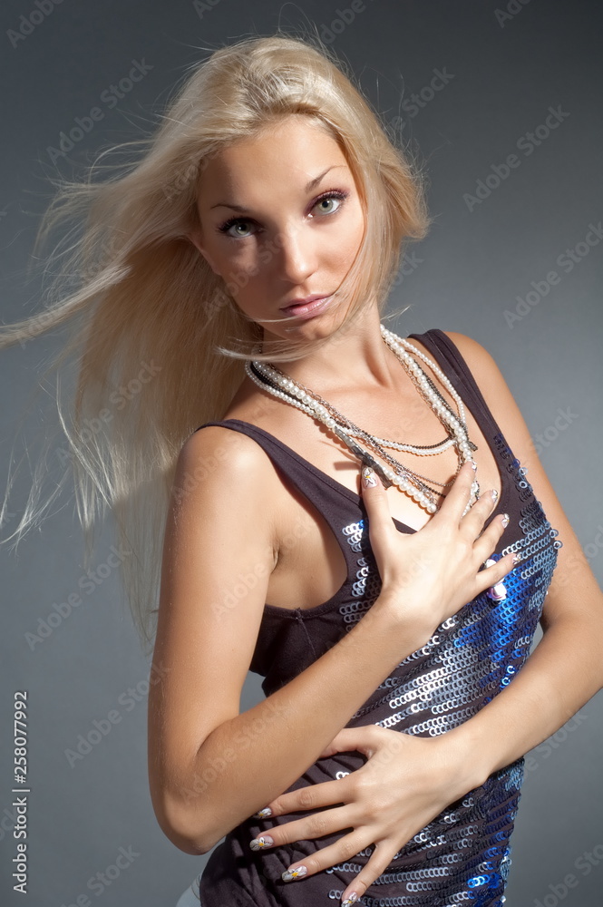 Naklejka premium Beautiful girl