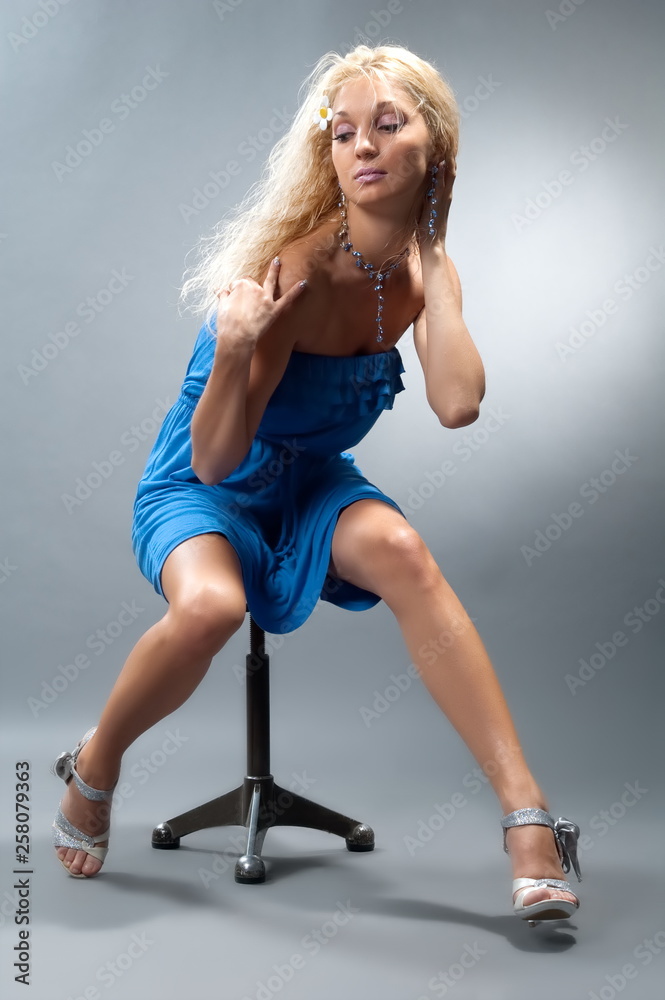 Naklejka premium Beautiful girl