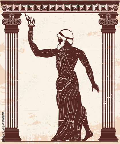 Ancient Greek hero.