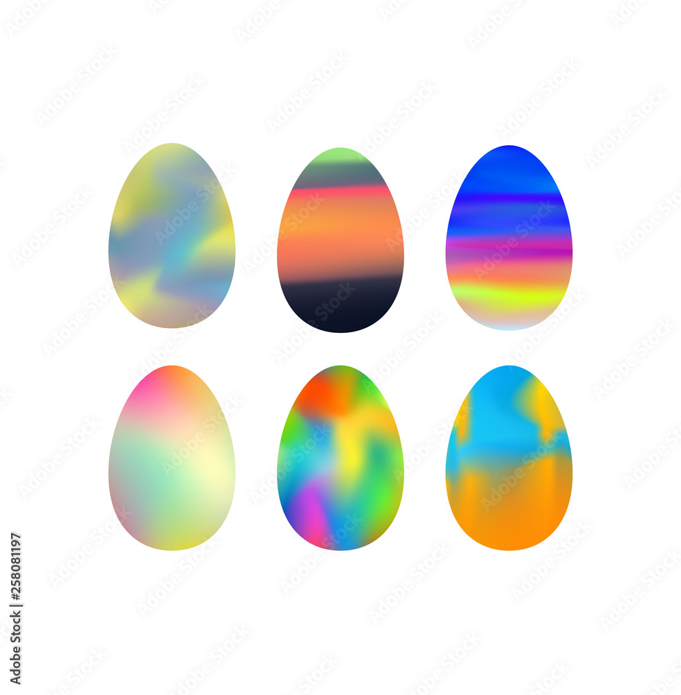 Multicolor set on white background Multicolor set on white background