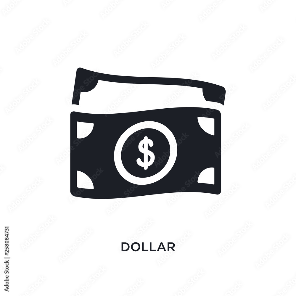 dollar isolated icon. simple element illustration from payment concept icons. dollar editable logo sign symbol design on white background. can be use for web and mobile dollar isolated icon. simple element illustration from payment concept icons. dollar editable logo sign symbol design on white background. can be use for web and mobile