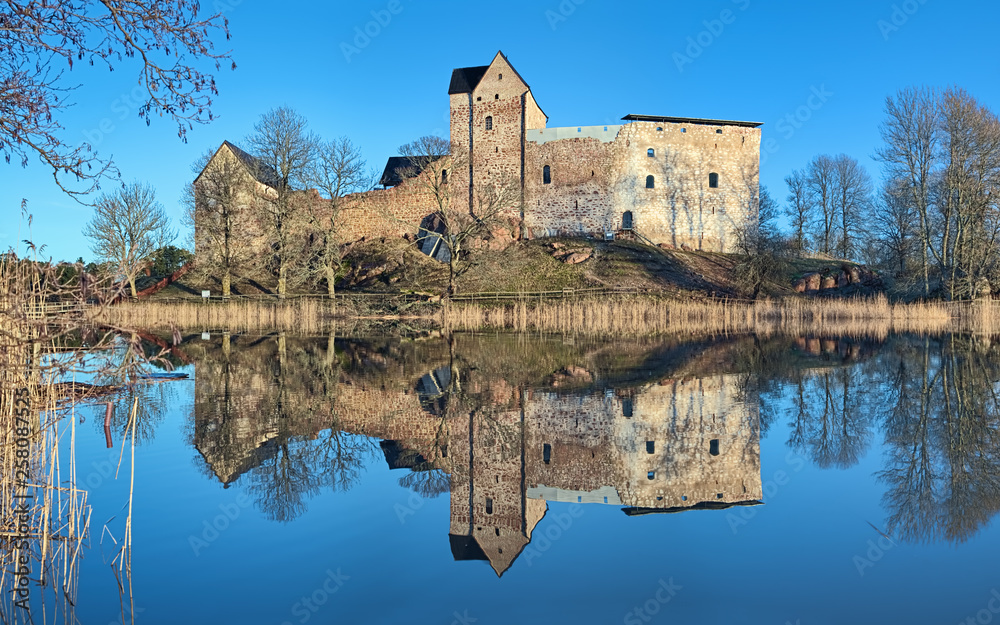 Kastelholm Castle in Sund municipality, Aland Islands, Finland. The castle was first mentioned in 1388. 