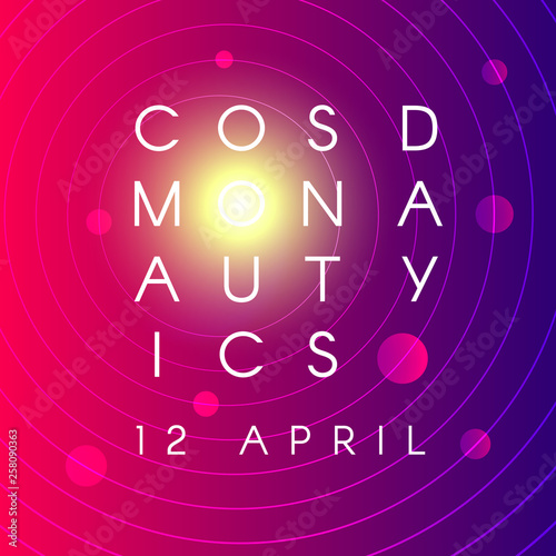 Cosmonautics Day banner
