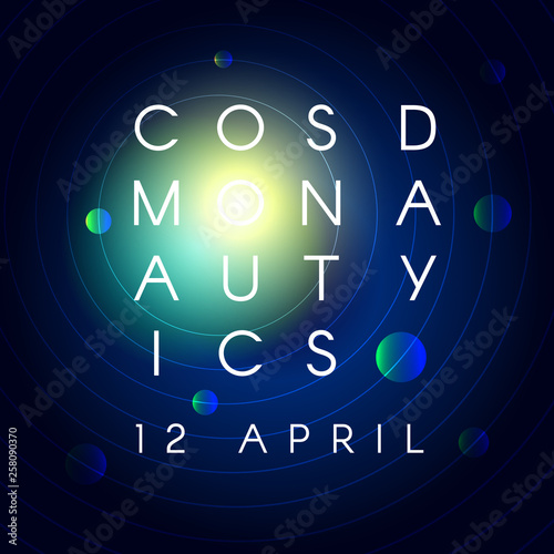 Cosmonautics Day banner