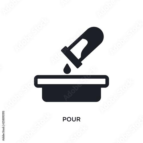 pour isolated icon. simple element illustration from science concept icons. pour editable logo sign symbol design on white background. can be use for web and mobile