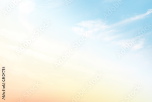 cloud background with a pastel colour © chachamp