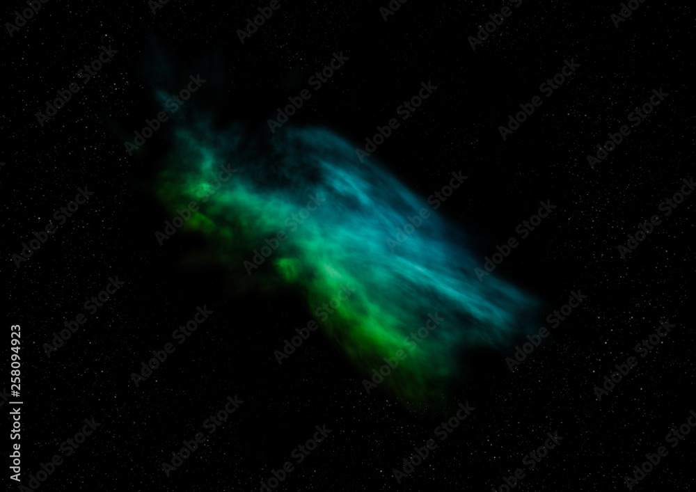 Small part of an infinite star field. 3D rendering Small part of an infinite star field. 3D rendering