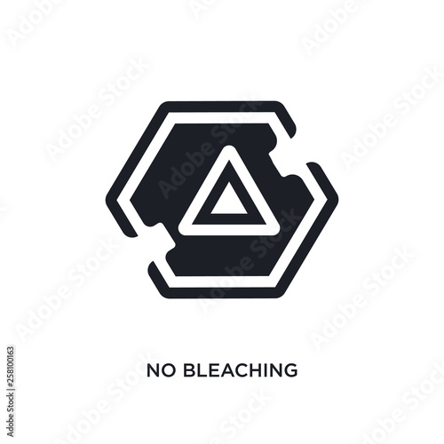 no bleaching isolated icon. simple element illustration from signs concept icons. no bleaching editable logo sign symbol design on white background. can be use for web and mobile