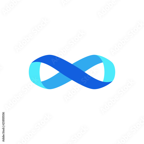 Billede på lærred Modern Infinity Symbol Icons logo Template for technology business health compan